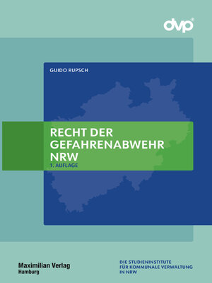 cover image of Recht der Gefahrenabwehr NRW